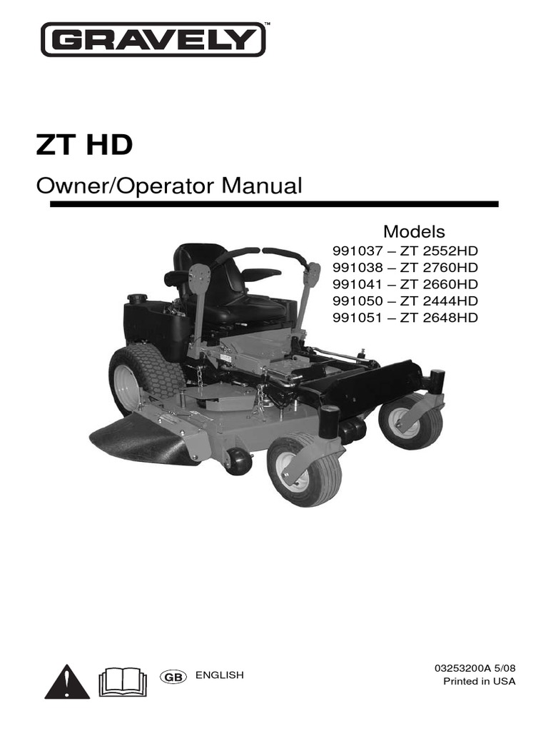 Gravely Manual PDF Valve Throttle