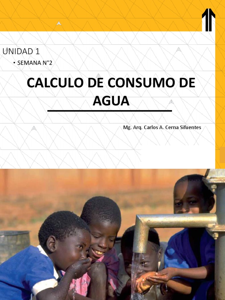 Cálculo del Consumo de Agua Diario | PDF | Agua | Ingeniería hidráulica