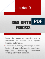 Chapter 5. Goal-Setting Process