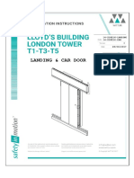Instructions Tower t1-t3-t5 Landing & Car Door v03