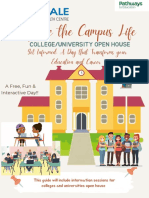Explore The Campus Life: College/University Open House