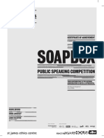 SOAPBOX CERTIFICATE ƒ2009