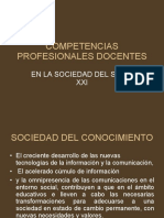 Competencias profesionales docentes en la sociedad del siglo XXI