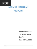 SMDM Project Report-Survi Ghura