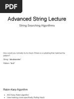 Advanced String Lecture