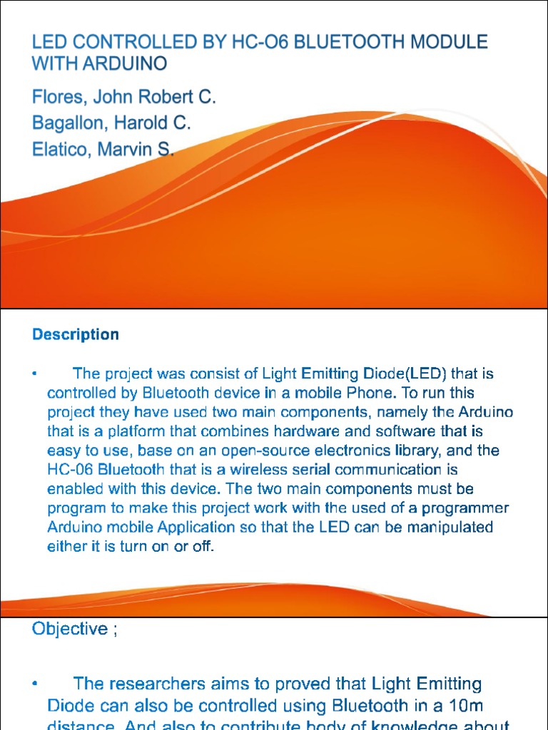 Led Controlled by HC | PDF