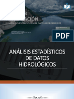 3.2 Análisis Estadísticos de Datos Hidrológicos