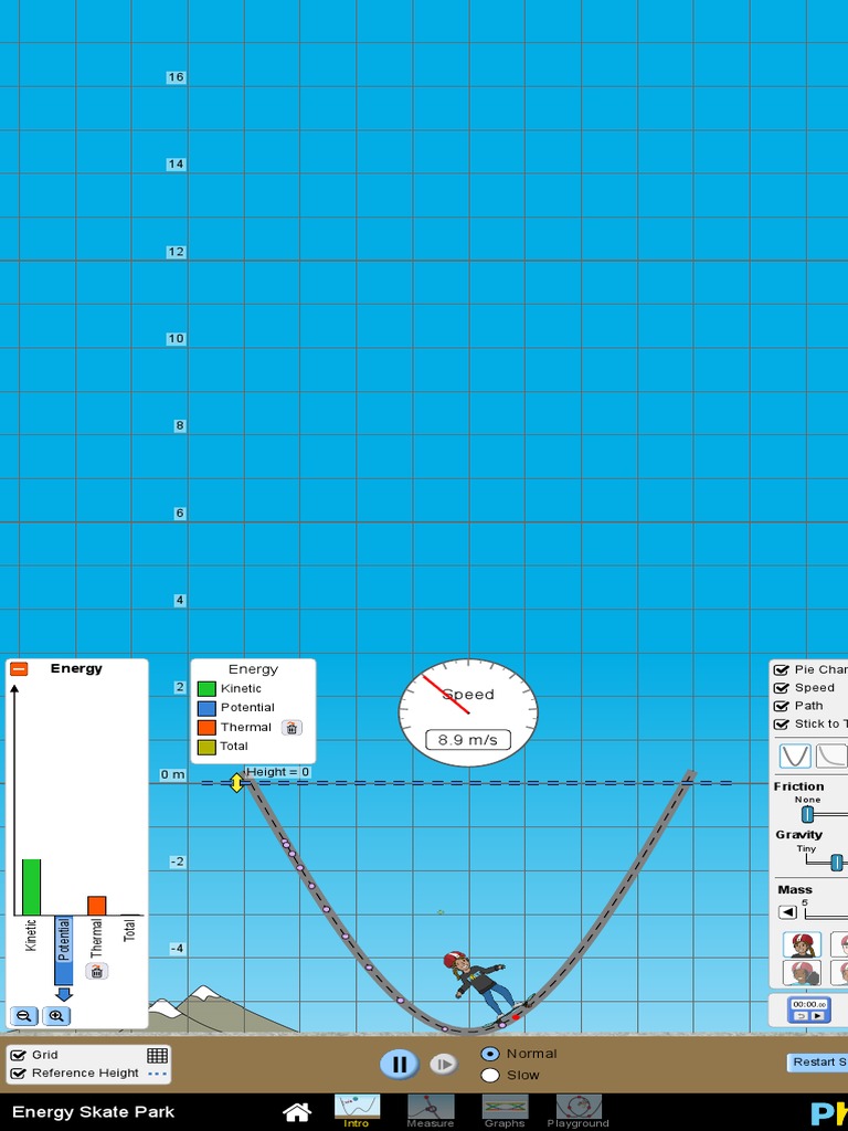 Energy Skate Park Simulation Guide | PDF