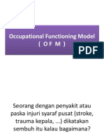 Occupational Functioning Model (Of M)