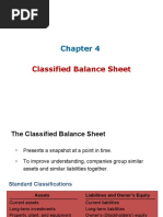 Classified Balance Sheet