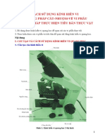 BÁI 1. CÁCH SỬ DỤNG KÍNH HIỂN VI PHƯƠNG PHÁP CẮT-NHUỘM-VẼ VI PHẪU PHƯƠNG PHÁP THỰC HIỆN TIÊU BẢN THỰC VẬT