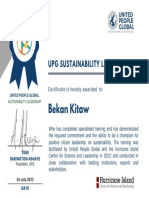 UPG Certificates