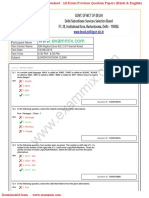 DSSSB LDC Question Paper in English 18.8.2019 3rd Shift