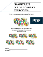 CHAPITRE 5 Theorie Exercices