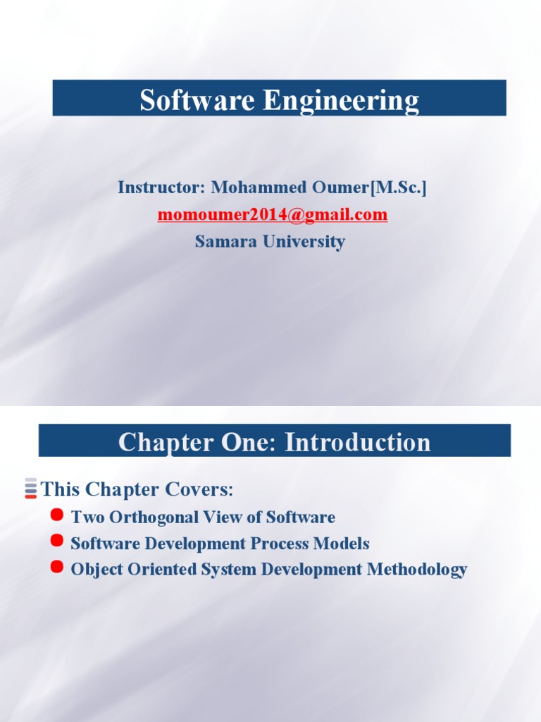 An Introduction to Software Engineering Concepts: Exploring Object ...