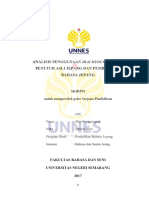 Analisis Penggunaan Irai Hyougen Pada Penutur Asli Jepang Dan Pembelajar Bahasa Jepang