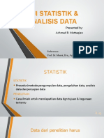 Pert. 3 Analisis Data Skala Pengukuran Variabel