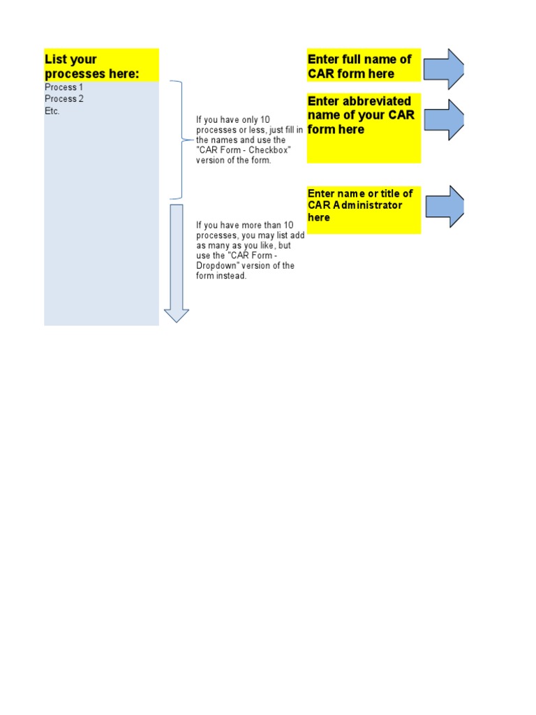 Form - CAR Form | PDF | Business