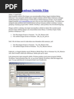 Download Tutorial Membuat Subtitle Film by lurri_q SN61176786 doc pdf