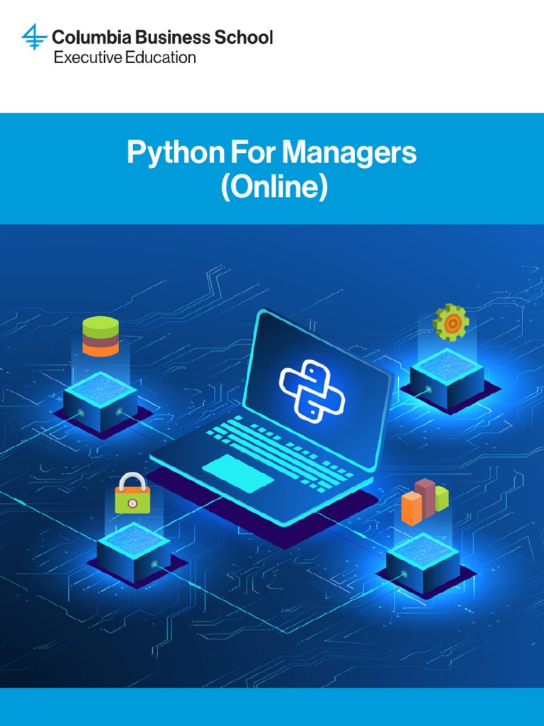 Brochure PythonForManagers 07-07-2022 V57 | PDF | Python (Programming ...