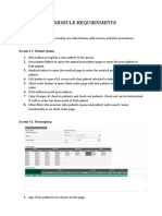 RX Module Requirnments