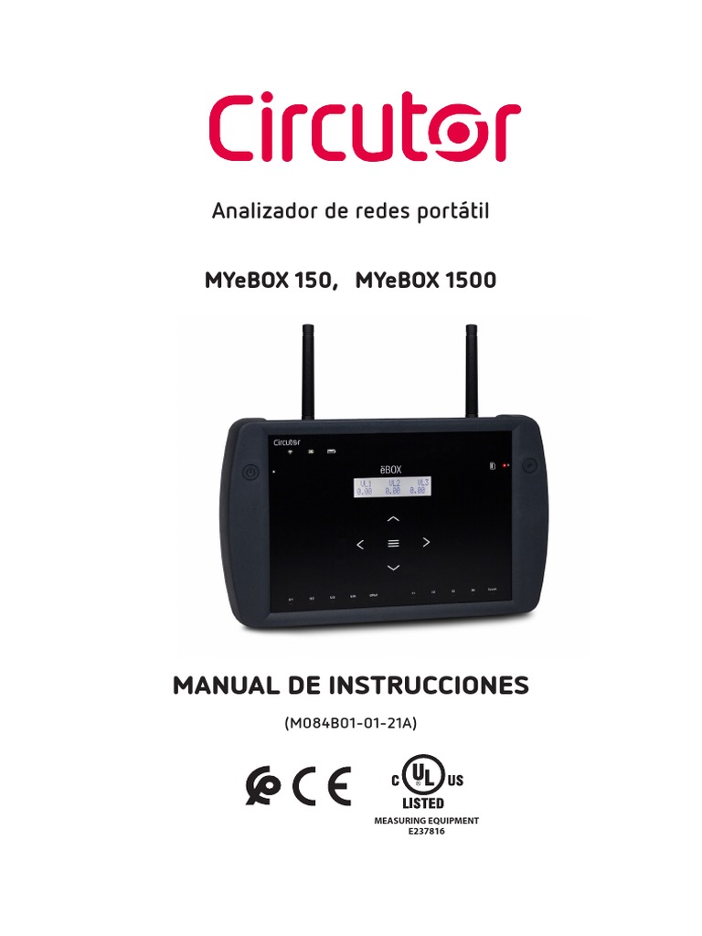 Manual MYeBOX 1500: Instrucciones y Seguridad | PDF | Energia electrica ...