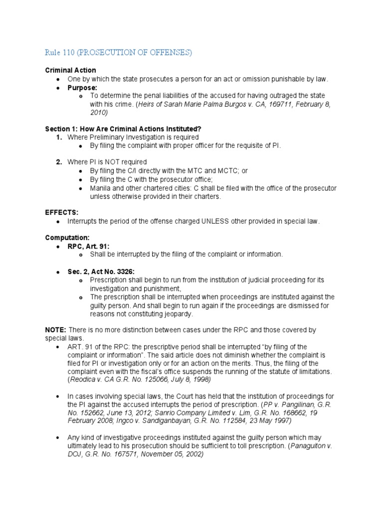 Rules of court pdf prosecutor arrest