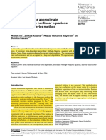 A New Method For Approximate Solutions of Some Nonlinear Equations: Residual Power Series Method