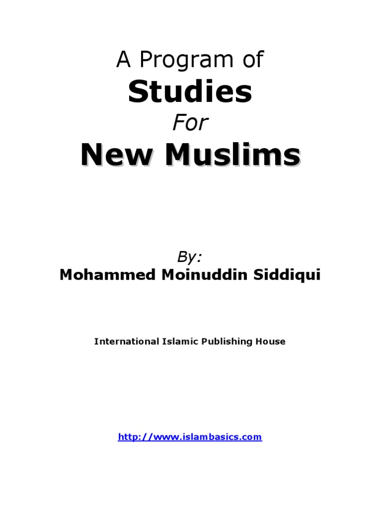 Curriculum for New Muslims in America | PDF | Prophets And Messengers ...