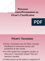 Processor Architecturepresentation On Flynn - S Classification