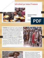 Studiu Individual Pe Tema:foamea: Elaborat De:bologa Adriana Profesor: Coroban Ion