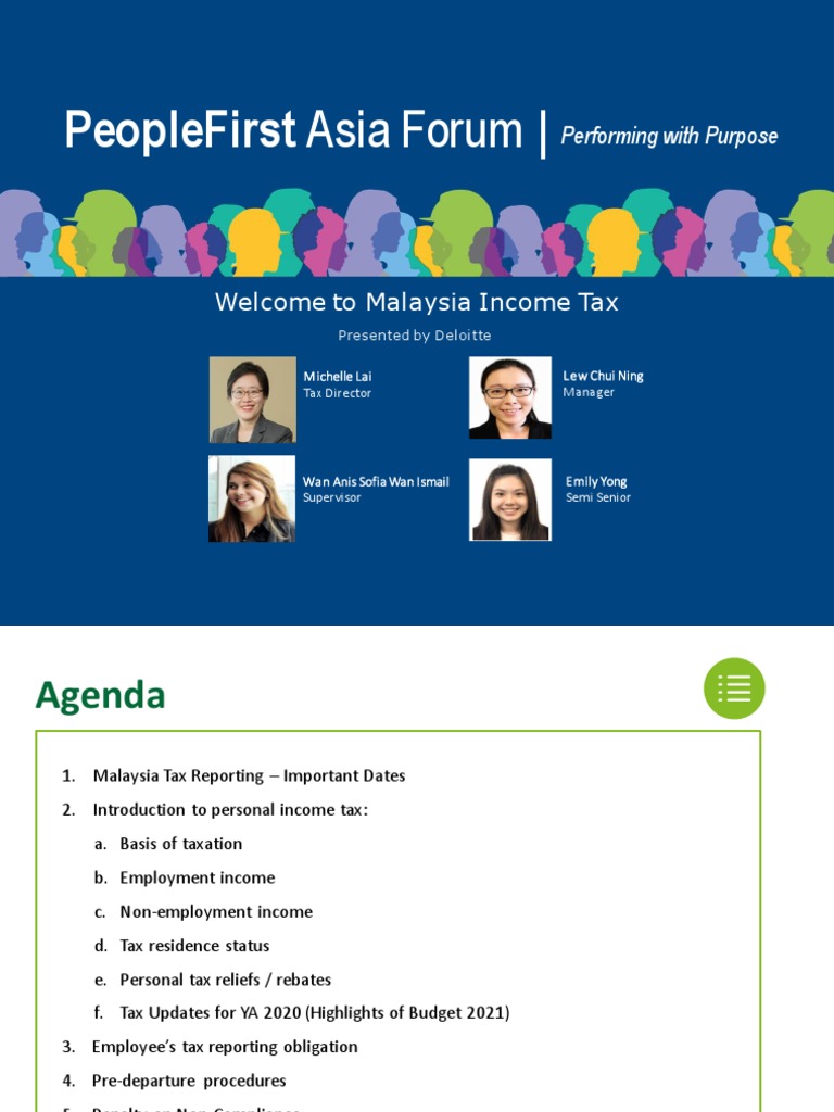 2020 Malaysia Income Tax Guide PDF Taxes Tax Refund