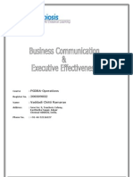 Business Communication and Executive Effectiveness