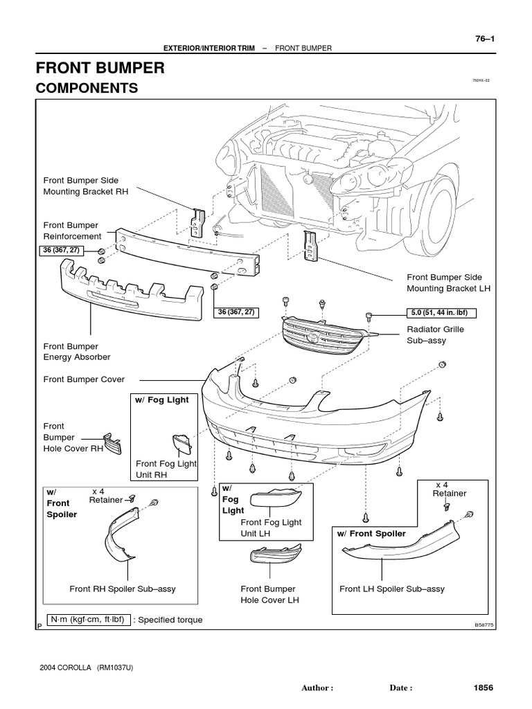 76 Exterior and Interior Trim PDF Trunk (Car) Door