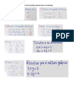 Sistema de Ec. Lineales 4° Secundaria