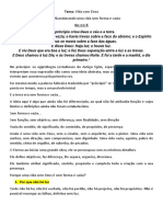 Abandonando Uma Vida Sem Forma e Vazia