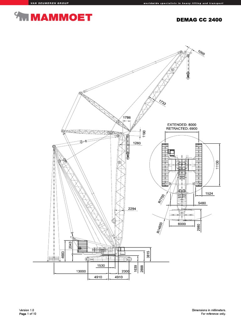 450 Ton - CC2400 - MAMMOET | PDF
