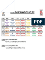 Horario Día Jueves 17-11-22