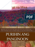 Misang Tagalog November 6, 2022