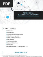 Module 4 - Bayesian Learning