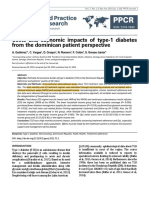 2 Costs and Economic Impacts of Type-1 Diabetes From The Dominican Patient Perspective