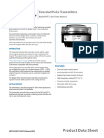 XMT-DS-00351-EN - Unscalable Pulse Transmitters Model PFT3 (For Turbo Meters) Product Data Sheet