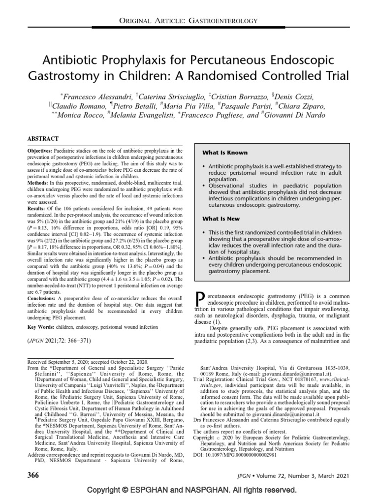 Antibiotic Prophylaxis For Percutaneous Endoscopic.6 PDF