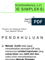 Materi 3 LP Metode SIMPLEKS