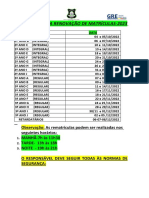 Calendário de Renovação de Matrículas 2023