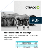 PTS-RT-09 Retiro, Instalacion y Tensado de Cadenas en Cargadores Octubre 2022