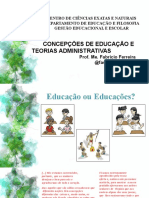 Gestão educacional e teorias administrativas
