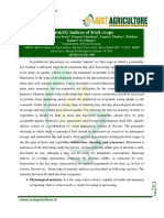 Maturity Indices of Fruit Crops