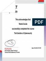 Course Completion Certificate