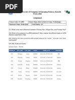 Questions of SQL Assignment